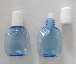 Quality 10ml Of High-Grade Blue Transparent Eye Dropping Bottle, PET Dropping Bottles Packaging for sale