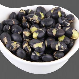 China High Fiber Roasted Black Beans Snack Crispy Salted on sale