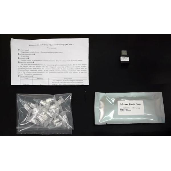 D-Dimer Rapid Test Kit IFA Colloidal Gold IVD Blood Diagnostic kit