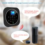 Home Alarm System Wi-Fi GSM Alarm Intercom Remote Control 433MHz Detectors IOS