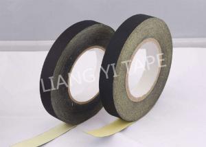 Quality Black / White Adhesive Cloth Tape , 105°C 0.18mm Heat Resistant Insulation Tape for sale