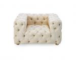 Tufted buttons upholstered wedding sofa chair for luxury event and party hire