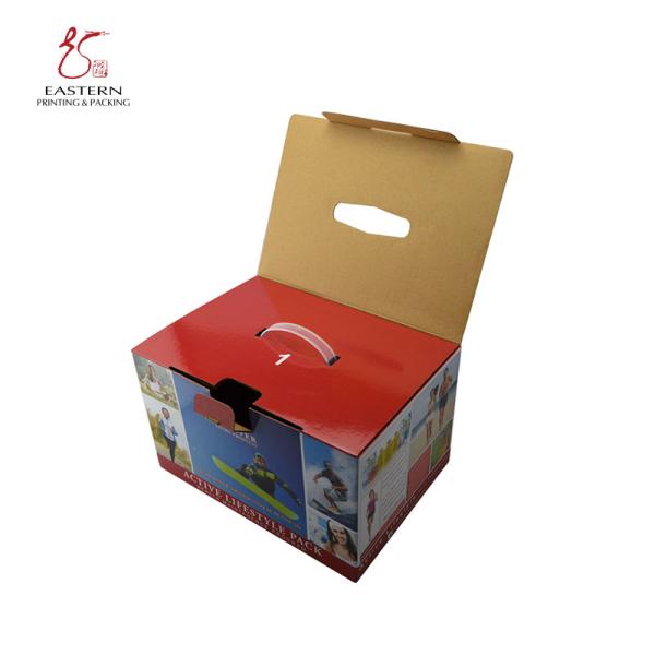 CMYK Corrugated Cardboard Shipping Boxes Recyclable Paper Packaging Box