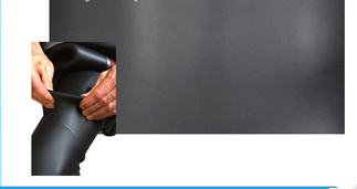 Black Smooth Skin Neoprene Material For Wetsuits Thickness 1mm-50mm