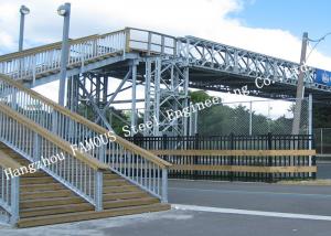 Quality City Sightseeing Prefabricated Pedestrian Steel Bailey Bridges Structure Skywalk Bridge for sale
