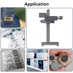 PET Bottle CO2 Laser Marking Machine 0-130m/min With Laser Coder