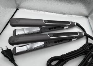Quality Temperature Adjustable 1.2 Inch Nano Silver Titanium Hair Straightener for sale