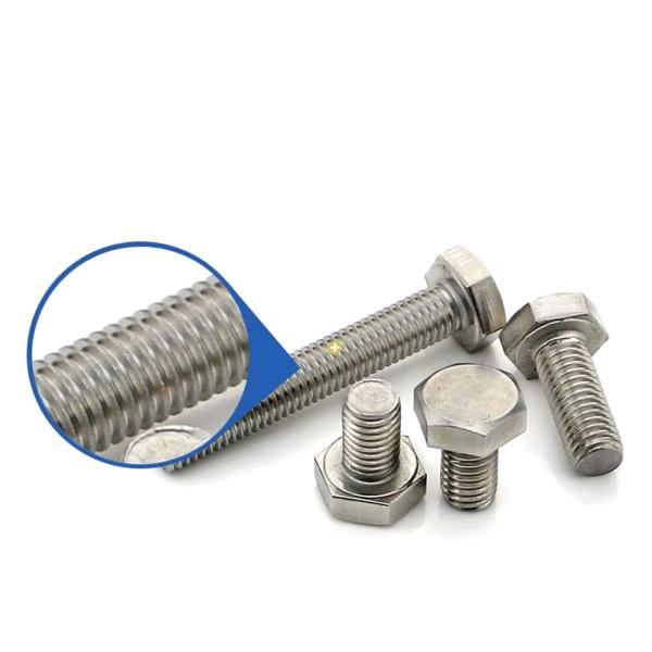 SS M4 M5 M6 M8 M10 M12 Heavy Hex Headed Cap Screw Machine Bolt and Nuts Hex Machine Tap Bolt for Heavy Duty Applications