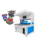 Dual Station Visual Enamel Badge Making Machine With 220V Input Voltage