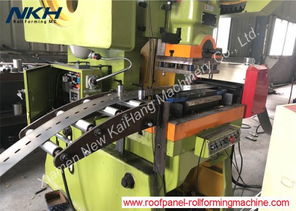 Buy Unistrut Channel Roll Forming Machine , U Shape Shelf Panel Roll Forming Machine at wholesale prices