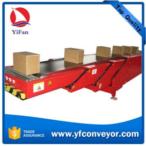 Quality Telescopic Belt Conveyor with front rotary belt conveyor for sale
