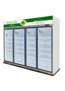 China Air Cooling Supermarket Beverage Stand Refrigerator Display Cabinet Temprature 2 To 8 on sale