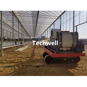 Quality PLC Control Seamless Gutter Machine With Manaul Decoiler for sale