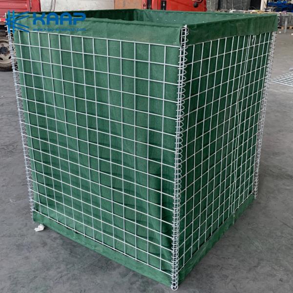 Army Wall Welded Gabion 0.61m Military Hesco Barriers