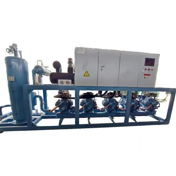 Buy Customization of screw water-cooled condensing unit with large capacity and multiple compressors industrial refrigeration unit at wholesale prices