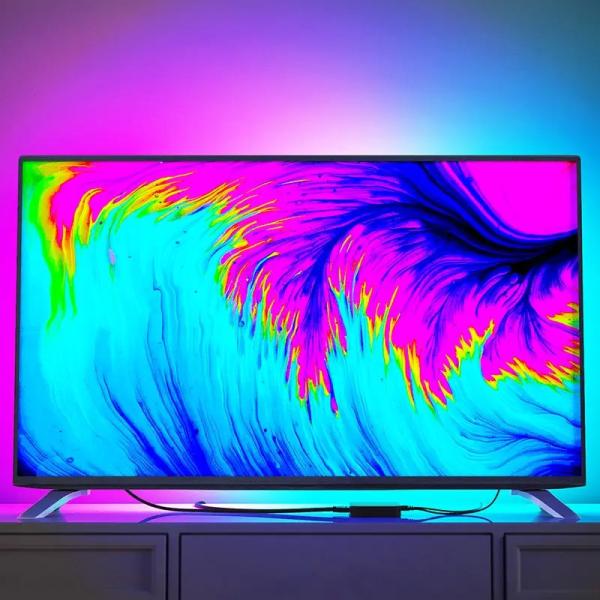 Buy Smart TV LED Strip Lights HDMI Sync Box With WIFI BLE Control And Dynamic Color Changing at wholesale prices
