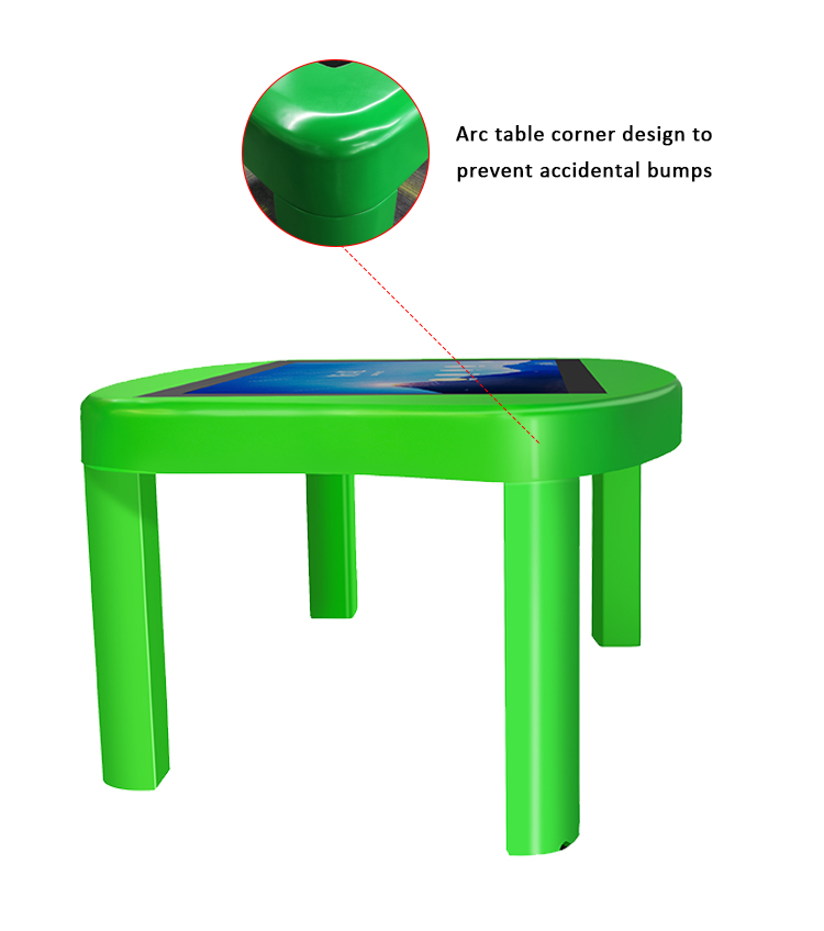 43 Inch Multi Colour Interactive Touch Table with 20 Contact Points and 1 Year Warranty for Education