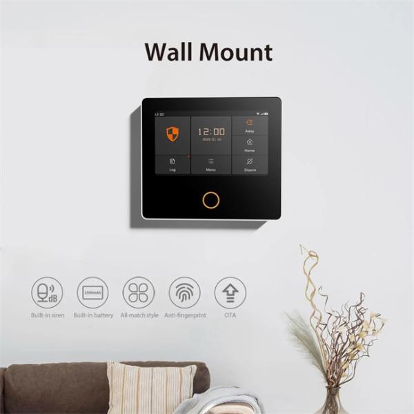 Glomarket Tuya 4g/Wifi Smart-Home-System Alarm DIY System Wireless Security Anti Theft Smart Home Alarm System Alexa