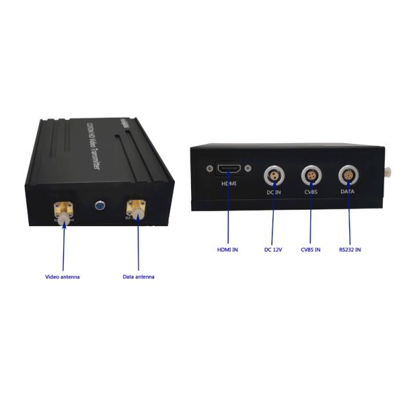 300-900Mhz UAV Wireless Video Transmitter 5W COFDM Long Range Drone Data Link with Private Mold and Max Speed 450km/h
