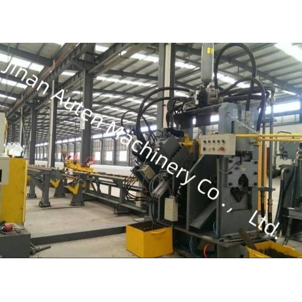 630KN Punching Force Customizable CNC Angle Punching Marking And Shearing Line 4 Group of Marking letters