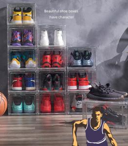 3 Layer Thickened Transparent Shoe Box 38*26cm Stackable Shoe Organizer