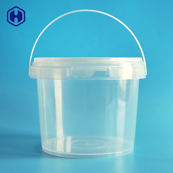 Cream Butter IML Bucket Ice Plastic Tubs PP Food Container Round Biscuit Packaging