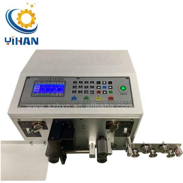 Automatic Cable Wire Cutting and Stripping Machine with English Interface