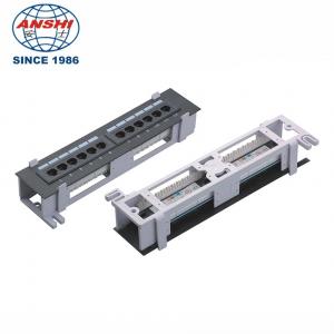 Quality 10inch 12 Port Wall Mount UTP Patch Panel 110 IDC Type for sale