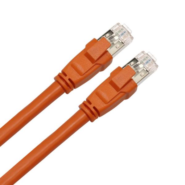 Buy Cat 8 Shielded High Speed Ethernet Cable 40Gbps with Gold Plated Plug SFTP Wires at wholesale prices