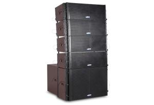 Quality 2*8&quot;two way pro line array speaker system passive and active LA208 for sale