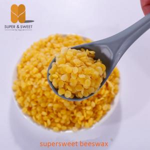 Quality USP/EP Grade Refined Beeswax Pellets For Pharmaceuticals / Fragrant Candles for sale