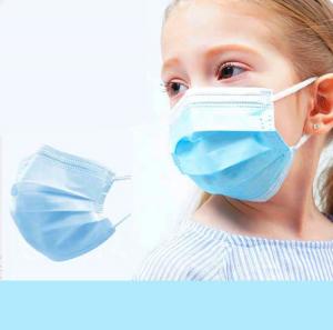 Quality Non Sterile Children's Medical Face Masks Soft Breathable With Elastic Earloop for sale