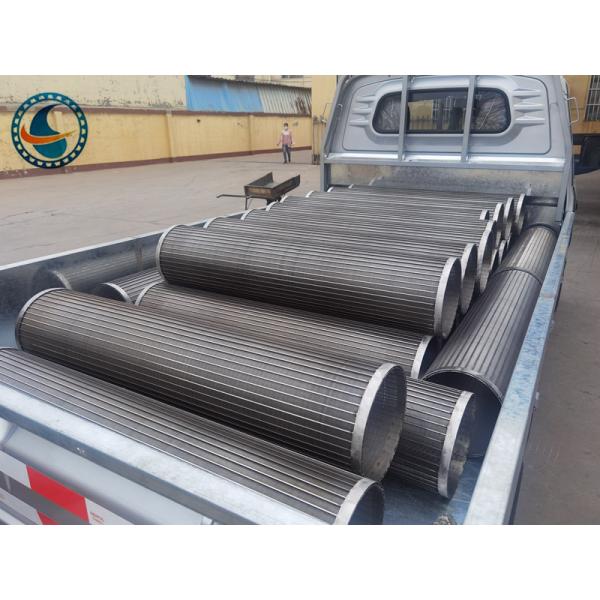 Ss304 450mm Dia Wedge Wire Mesh Filter Screens For Wastewater Treatment