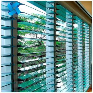 Quality Waterproof Louver Glass Blade 4mm 5mm 6mm Window Shutter Glass for sale