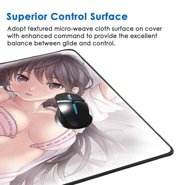 800*300*3mm Customized Natural Rubber Lock Edge Office Desk Pad for Gaming Enthusiasts