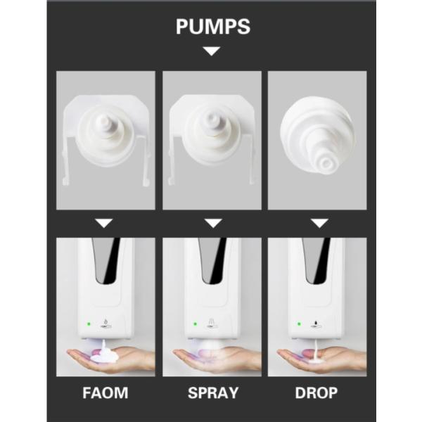 1200ml Disinfectant Touchless Bus Gel Soap Dispenser