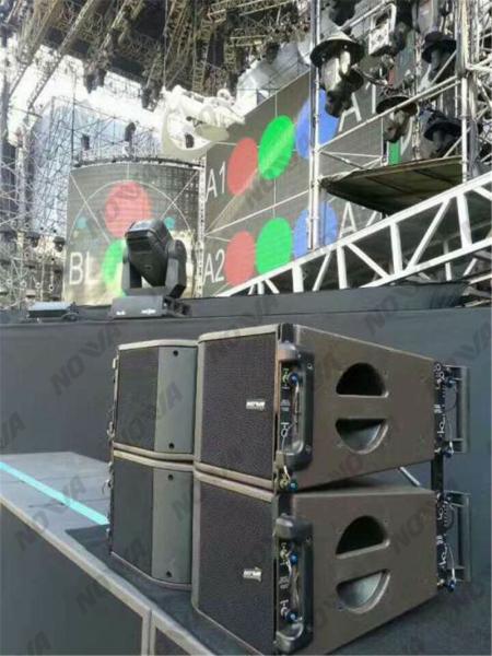 140dB SPL KARA Dual 8 Inch Line Array Speakers With 3 Inch Compression Driver
