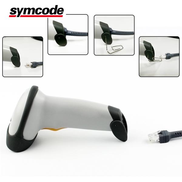 Sleek Optional Stand Symcode Barcode Scanner With Automatic Sensing Scan