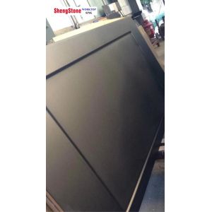 Quality Black Color Ceramic Countertop Slab Marine / Flat Edge 1520*800*25 Mm for sale