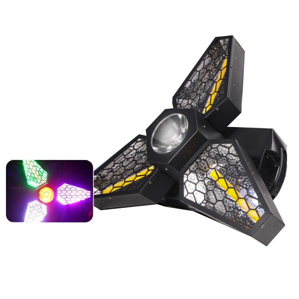 Buy DMX Controlled LED RGB Maple Leaf Rotating Retro Light Versatile Background Effect Illumination for Enhanced Atmospheric at wholesale prices