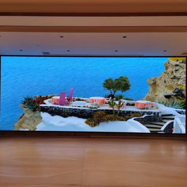 Buy High Refresh Rate 3840HZ P1.5 P1.8 P2mm Indoor Fixed Installation LED Fixed LED Screen For Full Color Broadcasting at wholesale prices