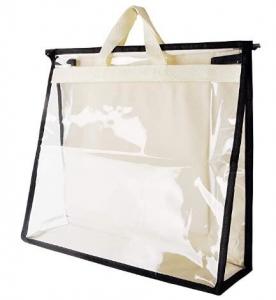 Quality Multi Size, Handbag Storage Dust Cover Bags, Handbag & Purse, Sturdy PVC Organizer Holder With Handle Zipper for sale