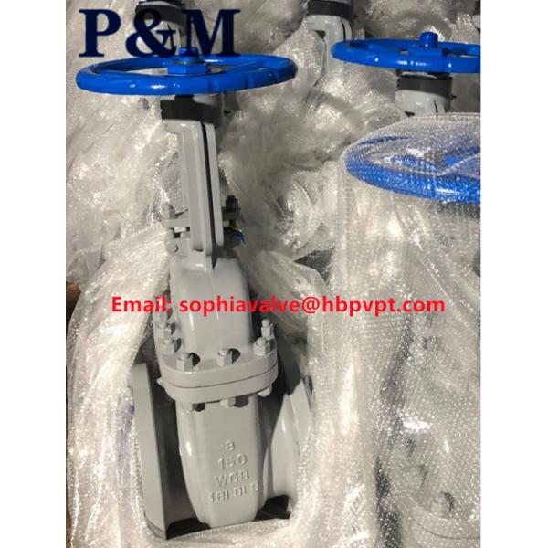 ANSI 150LB 600LB WCB cast steel gate valve