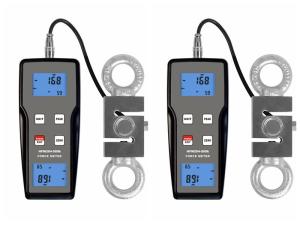 China Blue Backlight Handheld Digital Force Gauge N / Kg / Lb Push Force And Pull Force on sale