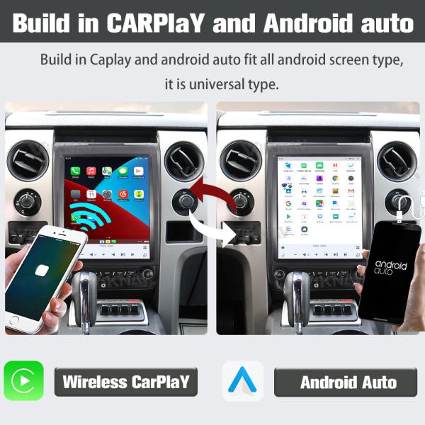 12.1inch Touch Screen Car Radio For Ford F150 2009 - 2012 Android 13 Multimedia Player GPS Navigation Head Unit Carplay