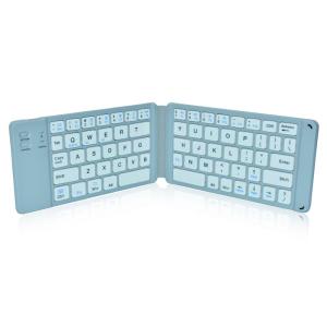 Quality Rechargeable Full Size Folding Keyboard , Folding Wireless Keyboard Compatible IOS Android Windows for sale
