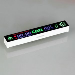 Quality MULTICOLOUR CUSTOM 7 SEGMENT LED DISPLAY FOR KITCHEN HOOD for sale