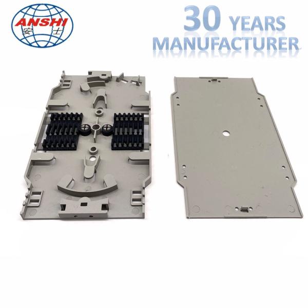 Plastic Flexible Fiber Termination Tray 12 Core Capacity For Distribution Frame