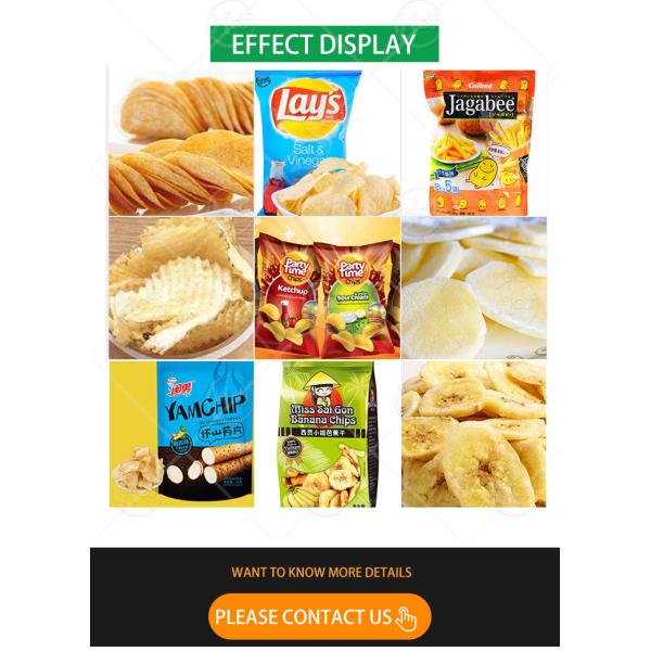 Crisp Making Machine Potato Wafer Machine Potato Crisps Making Machine