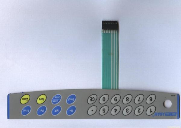 Buy Key Embossed Customizable Keyboard Membrane Switches with Moisture Proof at wholesale prices